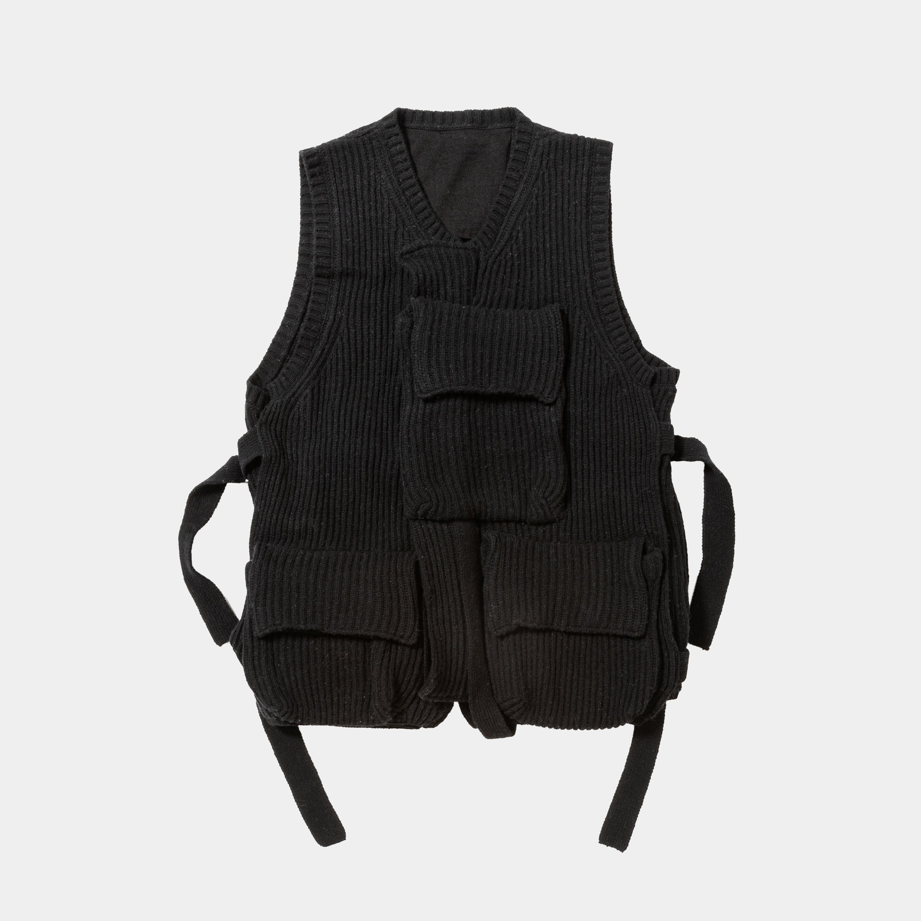 Body Armor Knit Vest(Off Black)/MW-KT25202 – meanswhile 公式
