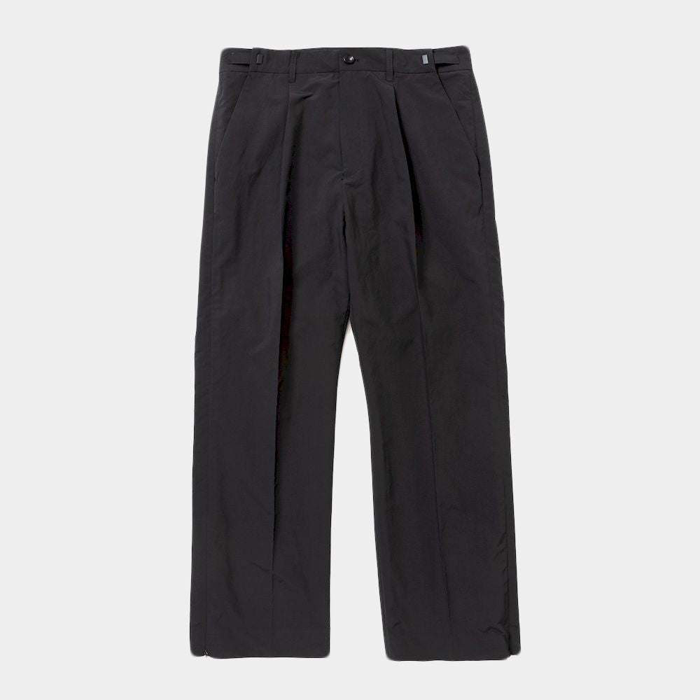 Side Zip Paper Touch Slacks(Off Black)/MWPT24103 meanswhile 公式オンラインストア