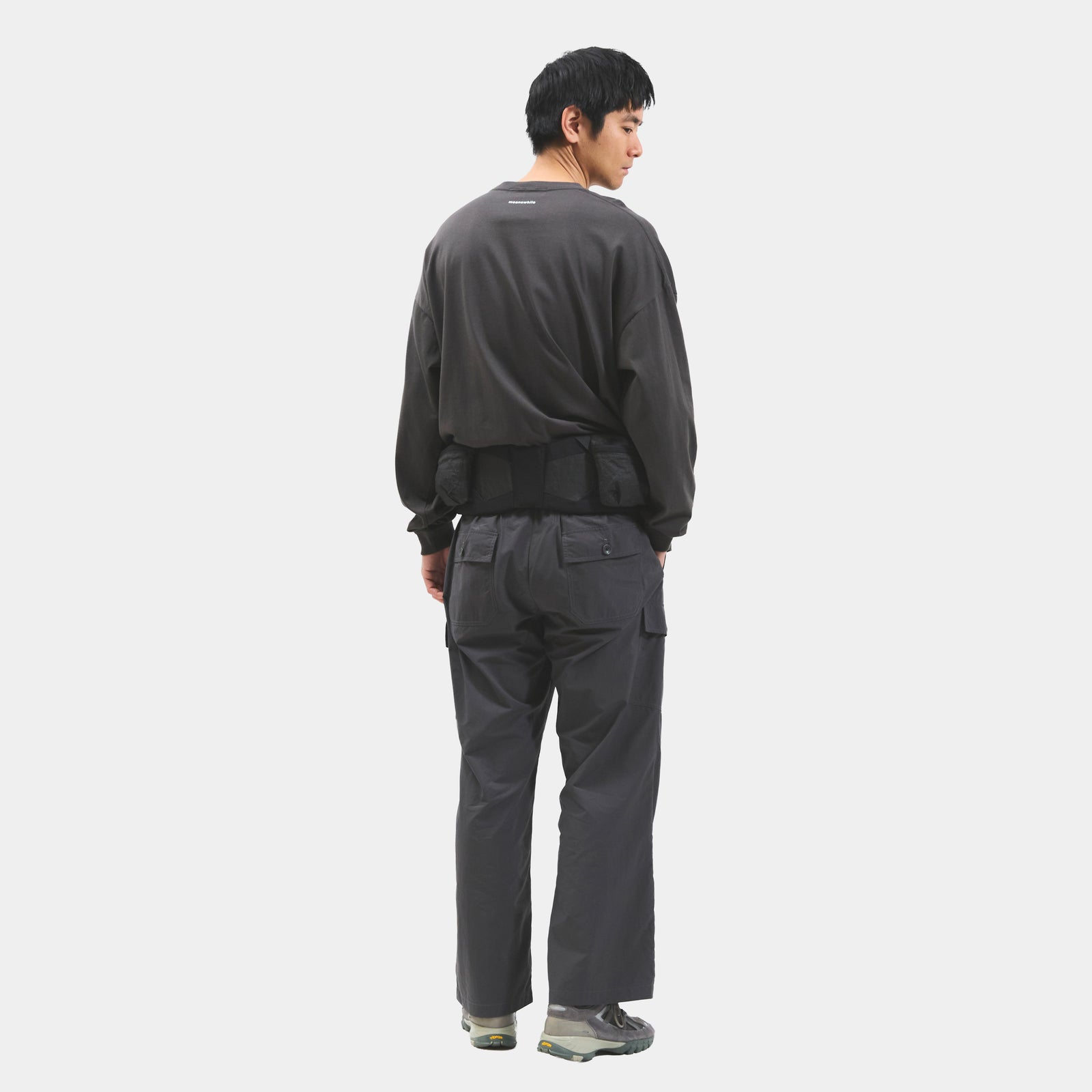Nylon Easy Cargo Slacks (Off Black)/MW-PT25201 – meanswhile 公式