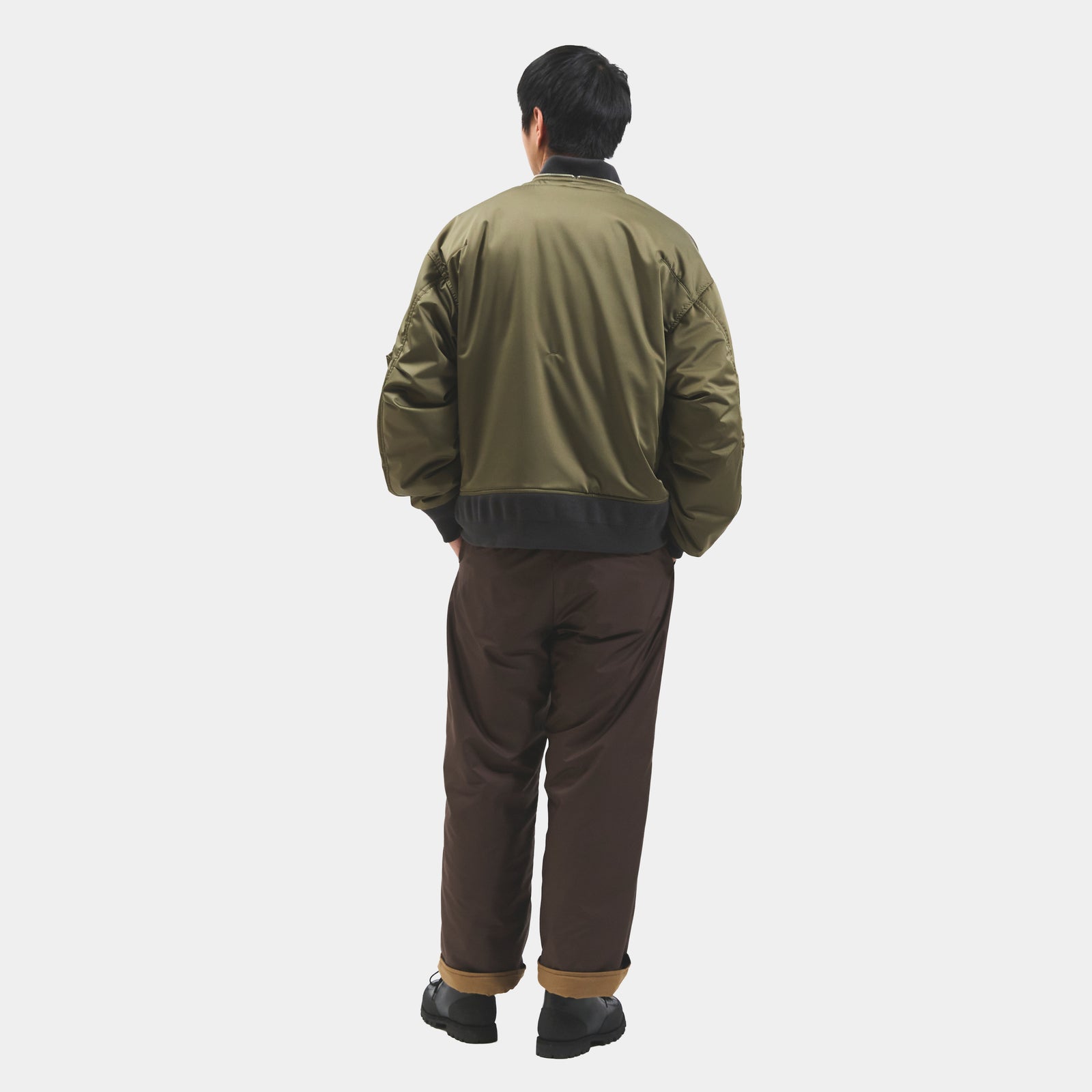 meanwhile NYLON×BEAVER REVERSIBLE MA1 Nylon×Beaver Reversible MA1/Khaki | meanswhile