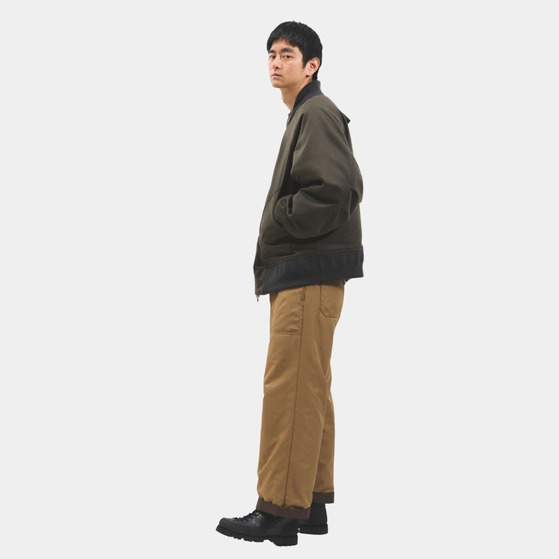 나일론 X 비버 가역성 MA1 (Off Black)/MW-JKT25213