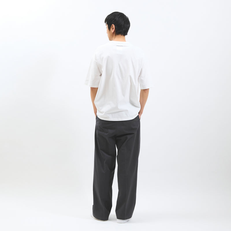 Charcoal High-Waist Slacks (Charcoal)/MW-PT25202 드레스