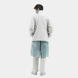 Uneven Anonymous Coverall(Ivory Black) /MW-CT25101