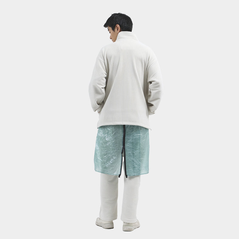 Uneven Anonymous Coverall(Ivory Black) /MW-CT25101