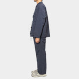 Paper Touch Feather Blouson (Navy) / MW-SH24102