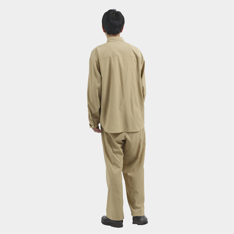 Breathable Wide Slacks(Off Black)/MW-PT25109