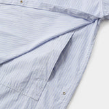 Imperial Poplin Side Slit L/S SH(SAX STRIPE)/MW-SH26202