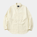 Imperial Poplin Side Slit L/S SH(NATURAL STRIPE)/MW-SH26202