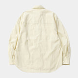 Imperial Poplin Side Slit L/S SH(NATURAL STRIPE)/MW-SH26202