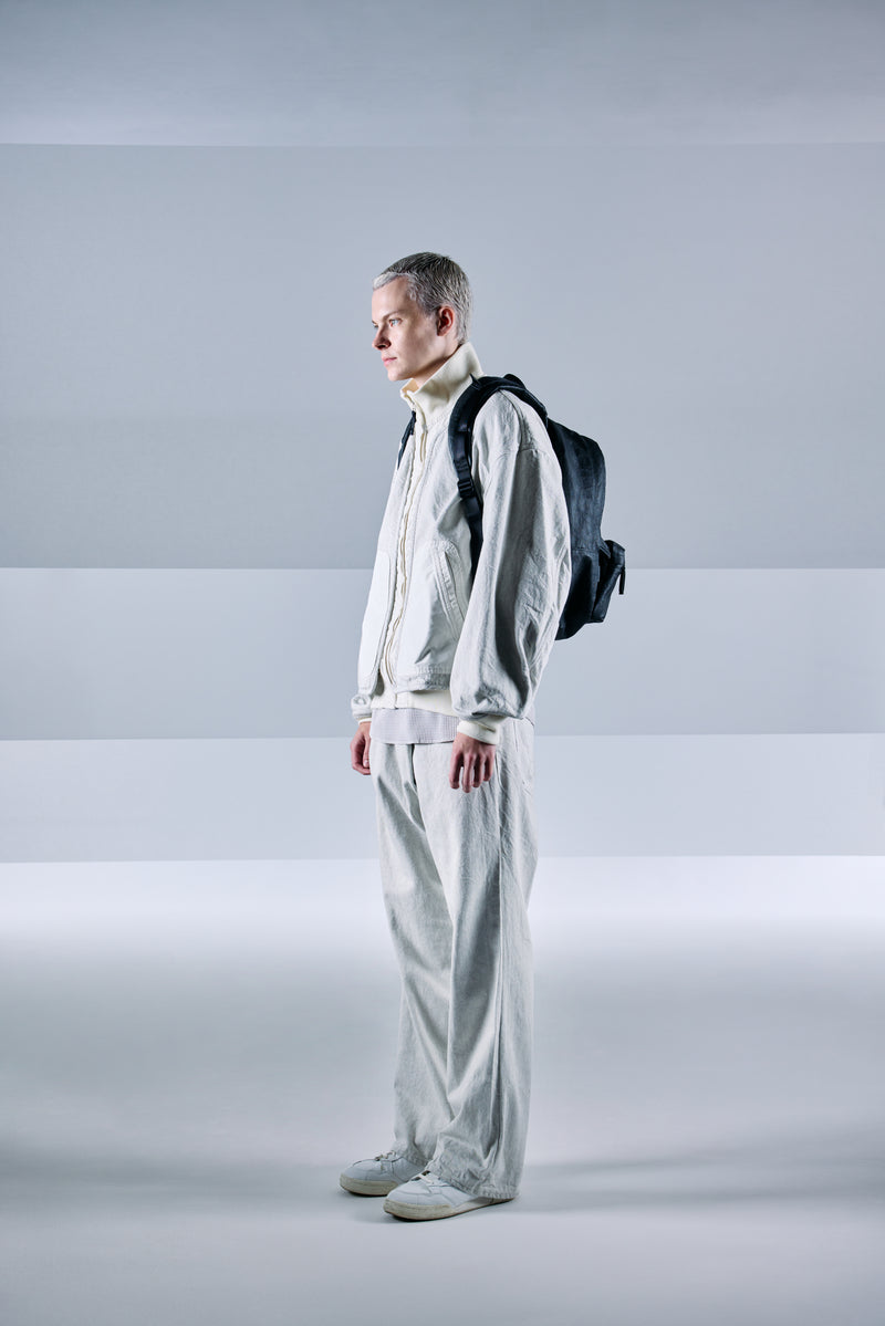 meanswhile × objcts.io Dyneema® Leather Daypack "Common"(BLACK)/MW-AC26101