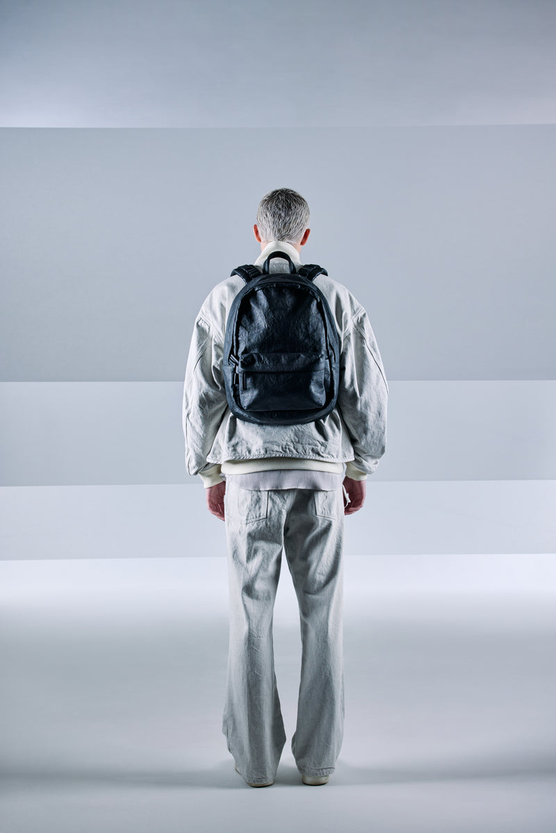 meanswhile × objcts.io Dyneema® Leather Daypack "Common"(BLACK)/MW-AC26101