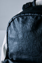 meanswhile × objcts.io Dyneema® Leather Daypack "Common"(BLACK)/MW-AC26101