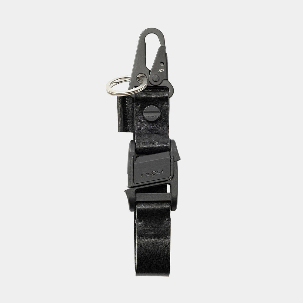 Leather Utility Key Ring(OFF BLACK)/MW-AC26202 – meanswhile 公式
