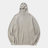 Cotton Cupra Knit Balaclava Hoodie(Greige)/MW-KT26202