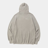 Cotton Cupra Knit Balaclava Hoodie(Greige)/MW-KT26202