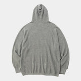 Cotton Cupra Knit Balaclava Hoodie(Charcoal)/MW-KT26202