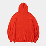 Cotton Cupra Knit Balaclava Hoodie(Red)/MW-KT26202