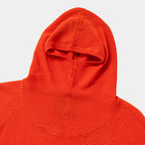 Cotton Cupra Knit Balaclava Hoodie(Red)/MW-KT26202