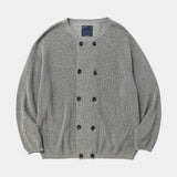 Cotton Cupra Knit Cardigan(Charcoal)/MW-KT26201