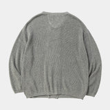 Cotton Cupra Knit Cardigan(Charcoal)/MW-KT26201