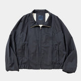 Merino Wool Stand Collar Blouson(NAVY STRIPE)MW-JKT26202