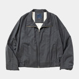 Merino Wool Stand Collar Blouson(GREY STRIPE)MW-JKT26202