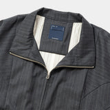 Merino Wool Stand Collar Blouson(GREY STRIPE)MW-JKT26202
