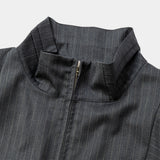Merino Wool Stand Collar Blouson(GREY STRIPE)MW-JKT26202