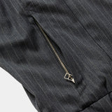 Merino Wool Stand Collar Blouson(GREY STRIPE)MW-JKT26202