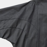 Merino Wool Stand Collar Blouson(GREY STRIPE)MW-JKT26202