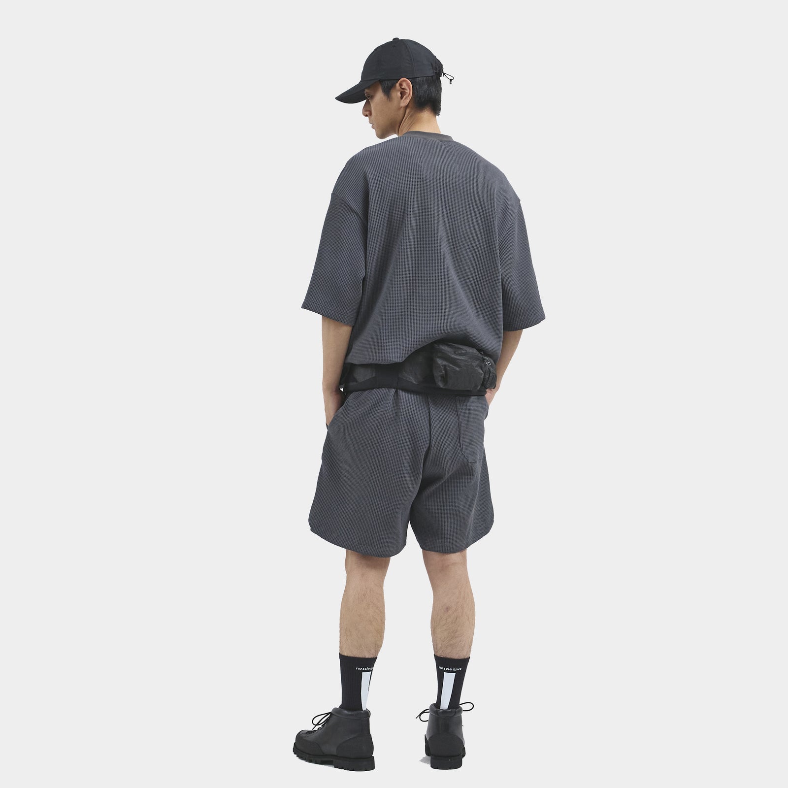 Polyester Twill 6Panel Cap(Charcoal) / MW-HT25102 – meanswhile