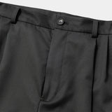 Merino Wool High-waist Slacks(OFF BLACK)/MW-PT26201