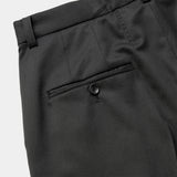 Merino Wool High-waist Slacks(OFF BLACK)/MW-PT26201