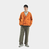 Padding Double-Breasted Cardigan (Orange)/MW-JKT24207