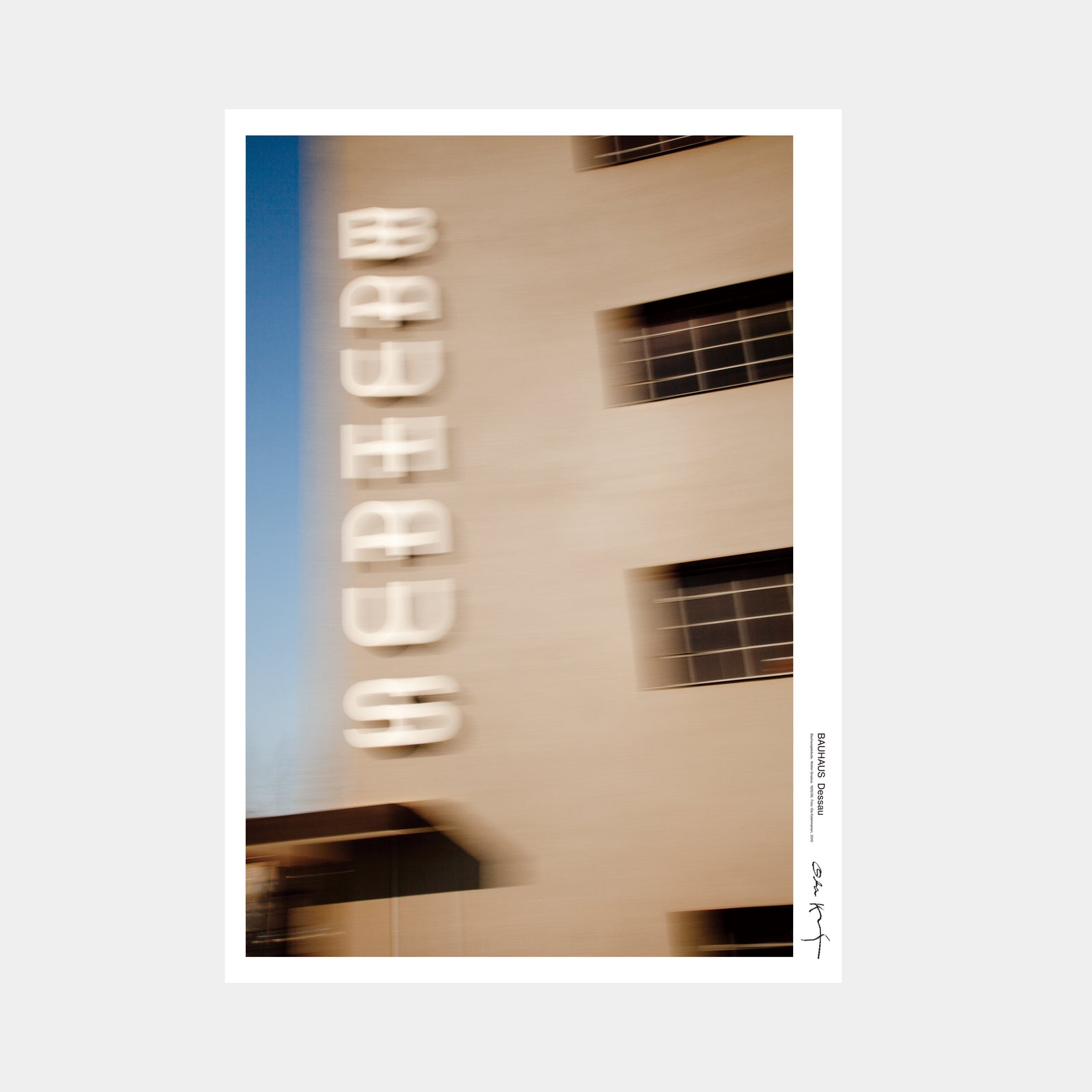 LIMITED] Ola Kolehmainen Poster “Bauhaus 1 (Simplicity