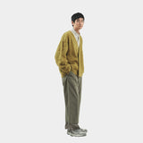 Mohair Double Knit Cardigan (Mustard) / MW-KT24203