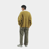 Mohair Double Knit Cardigan (Mustard) / MW-KT24203