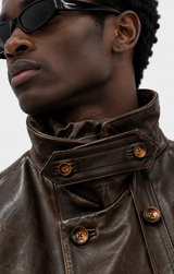 Anonymous Leather Work JKT(D.BROWN)/MW-JKT26201