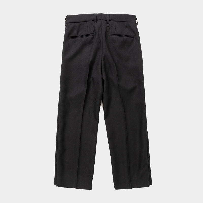 Side Zip Polyester Slacks(Off Black)/MW-PT23203