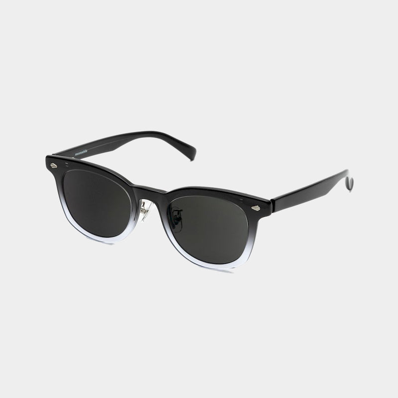 Flip-up Transition Color Glasses “Neutral Color”(Black/Clear×Grey)/MW-AC24114