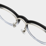 Flip-up Transition Color Glasses “Neutral Color”(Black/Clear×Grey)/MW-AC24114