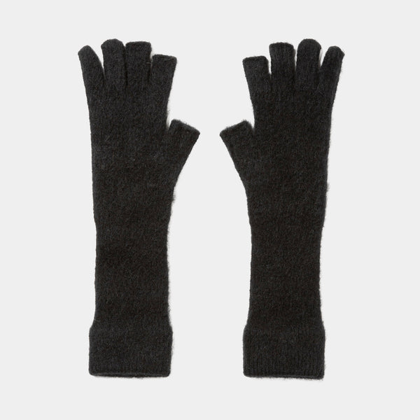 Mohair Knit Arm Warmer(Off Black)/MW-AC25220