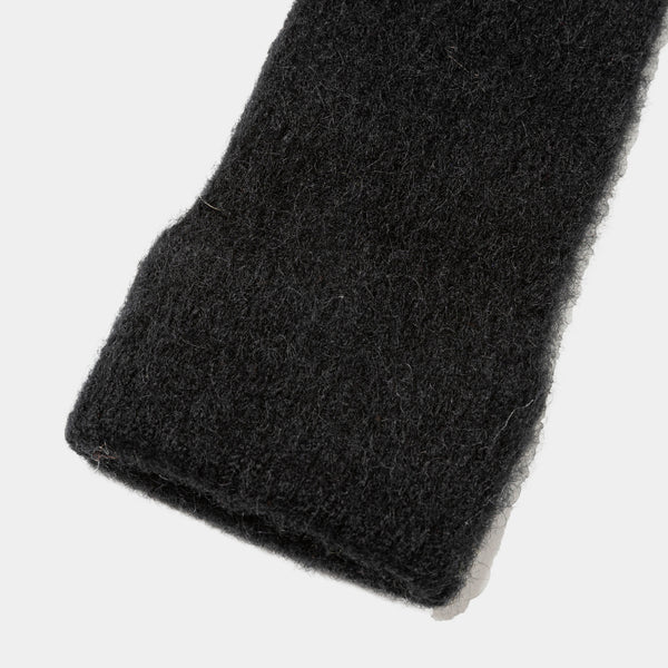 Mohair Knit Arm Warmer(Off Black)/MW-AC25220