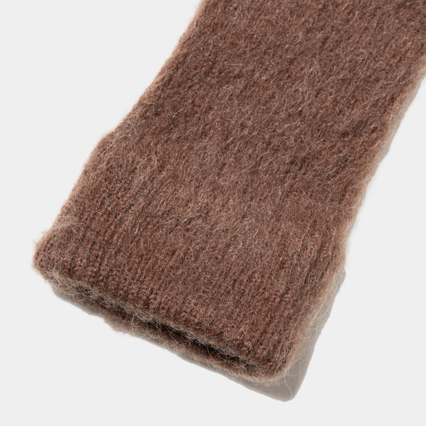Mohair Knit Arm Warmer(Brown)/MW-AC25220