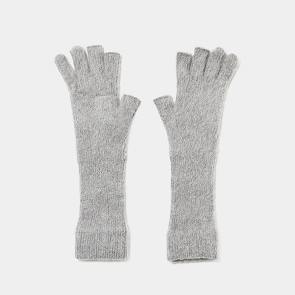 Mohair Knit Arm Warmer(Grey)/MW-AC25220