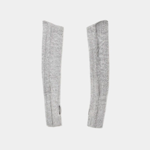 Mohair Knit Arm Sleeve(Grey)/MW-AC25221