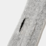 Mohair Knit Arm Sleeve(Grey)/MW-AC25221