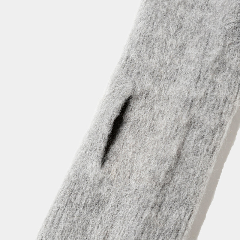 Mohair Knit Arm Sleeve(Grey)/MW-AC25221