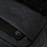 meanswhile × objcts.io Dyneema® Leather Daypack "Common"(BLACK)/MW-AC26101