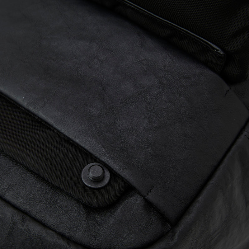 meanswhile × objcts.io Dyneema® Leather Daypack "Common"(BLACK)/MW-AC26101
